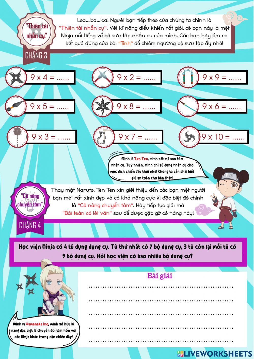 Ôn tập cuối tuần 13 môn Toán