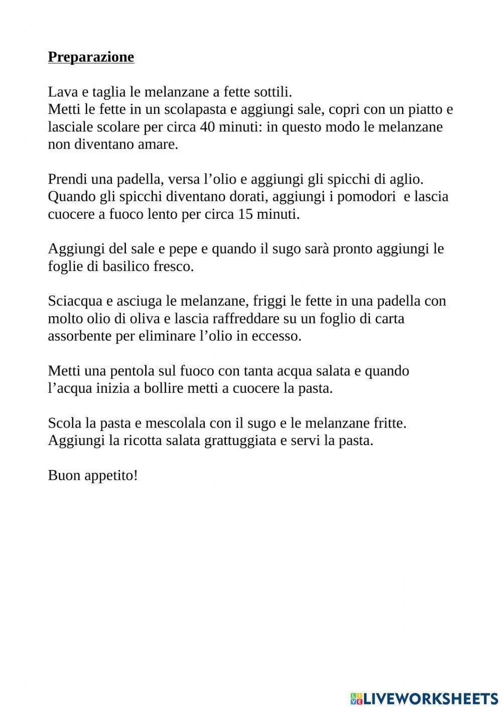 Pasta alla Norma - ricetta