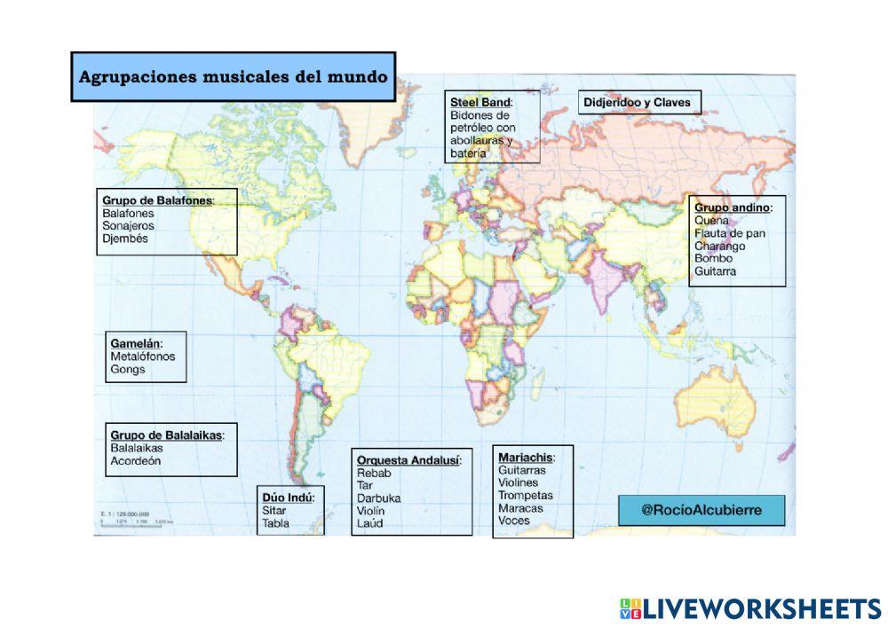 Agrupaciones musicales del mundo
