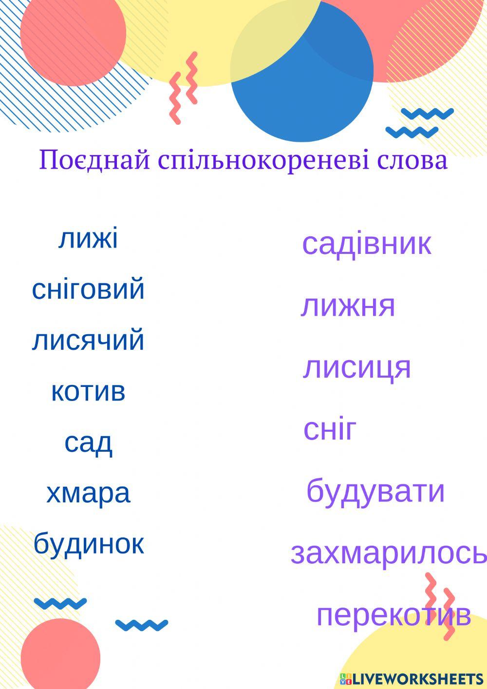 Будова слова