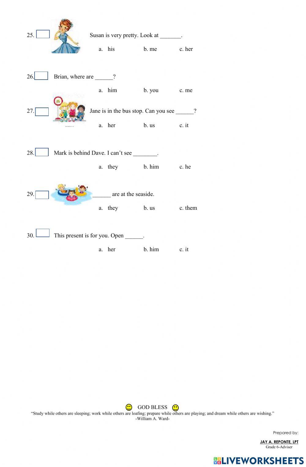 2nd Quarter Grade 2 ENGLISH