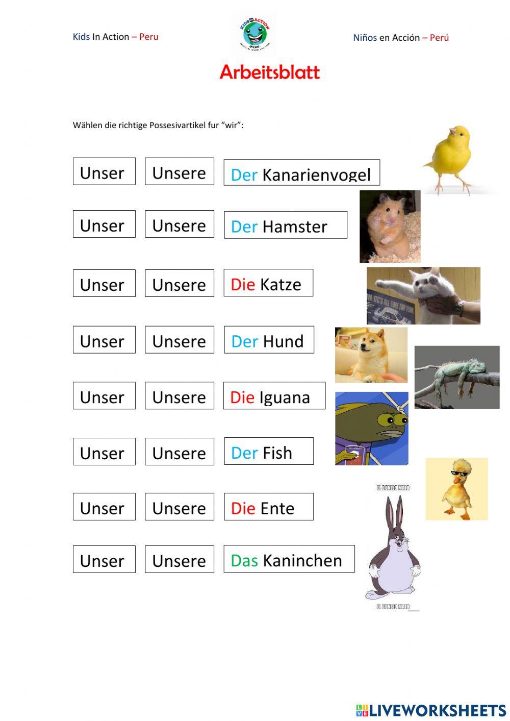 KINDISCH 1.4 - UNTERRICHT 1 - ist das unsers