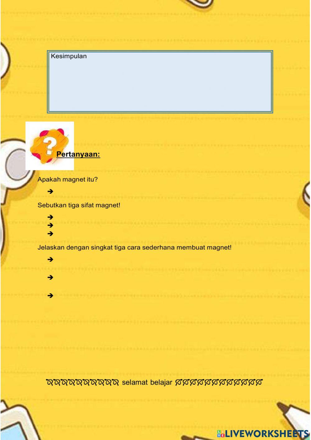 Laporan Percobaan Membuat Magnet