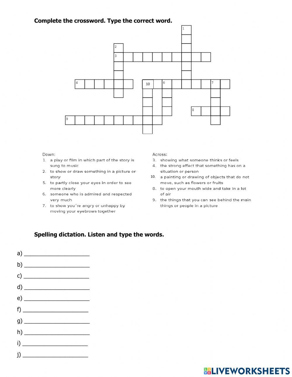 Unit 3 Vocabulary Exam