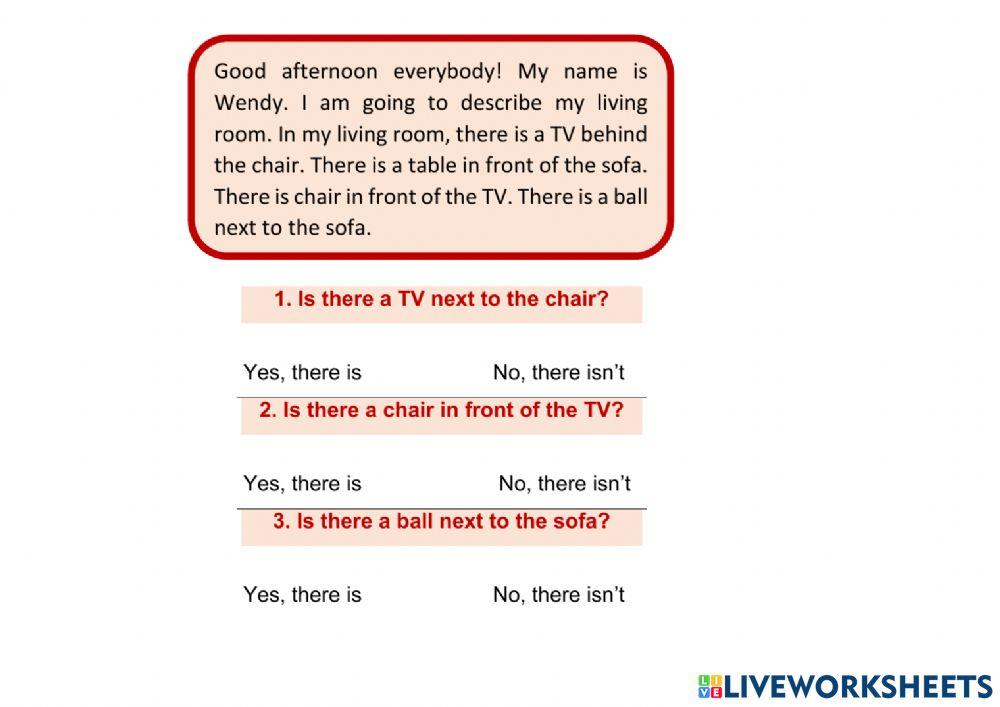 Reading prepositions of place