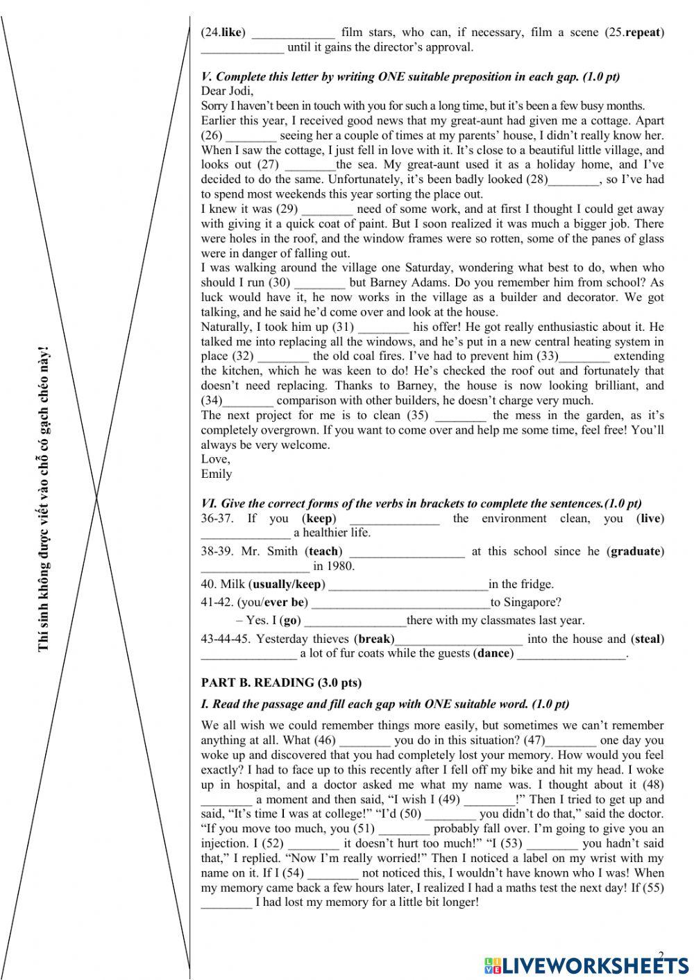 E9 - Đề ĐK AMS 2016 - 2017 (Part 2)