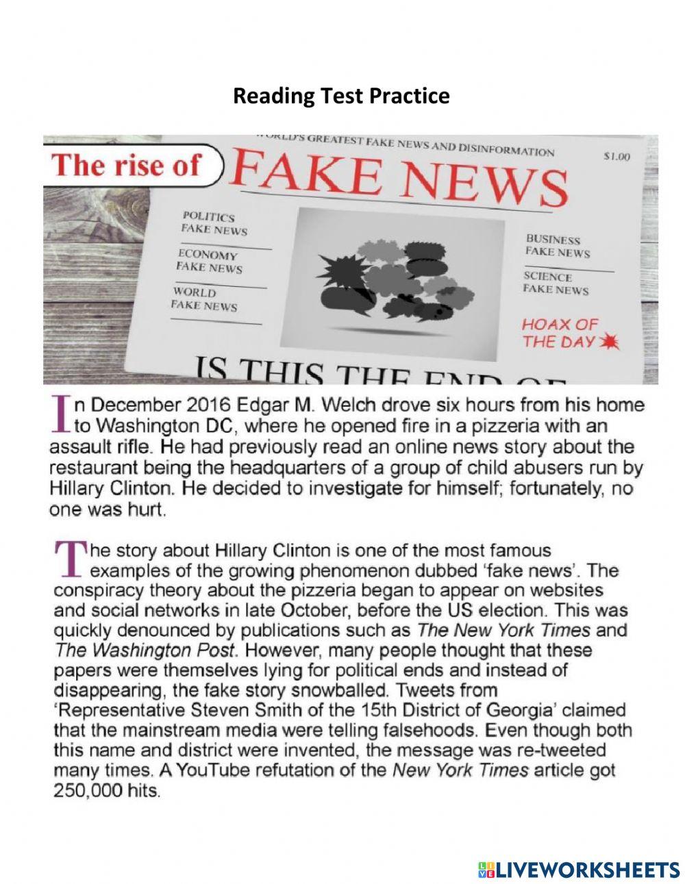 Reading Practice YL13