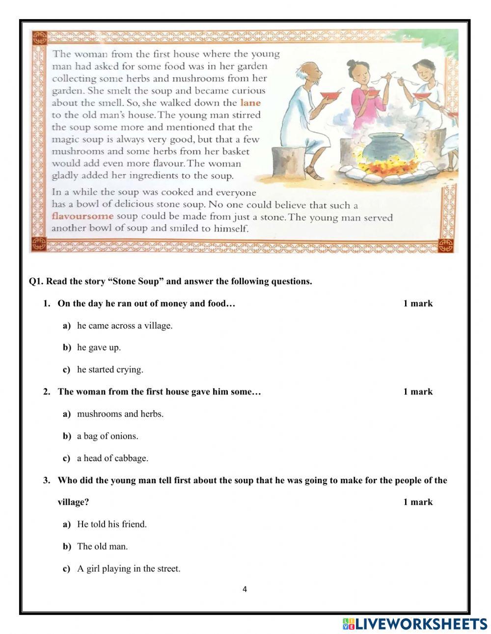 Assessment A Paper 1