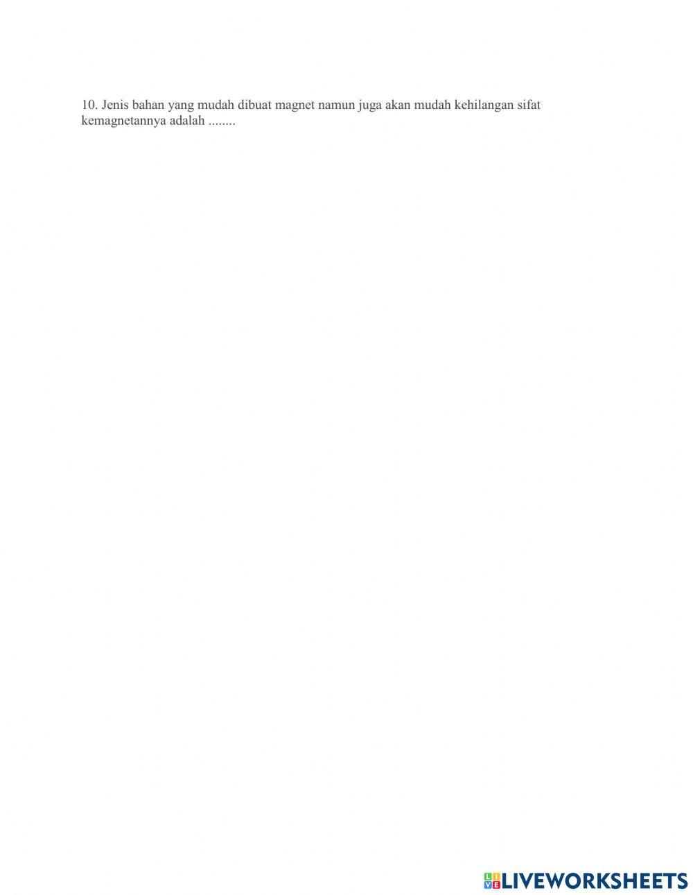 Soal ujian tema 5 ipa kelas 6