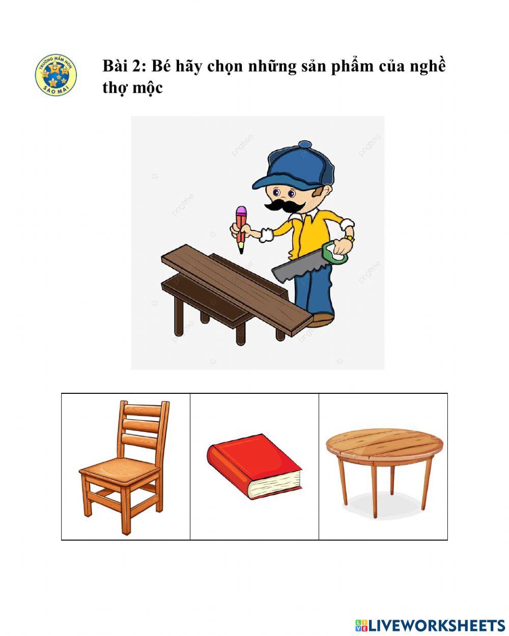 Bé tìm hiểu về một số nghề