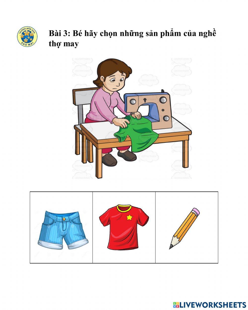 Bé tìm hiểu về một số nghề