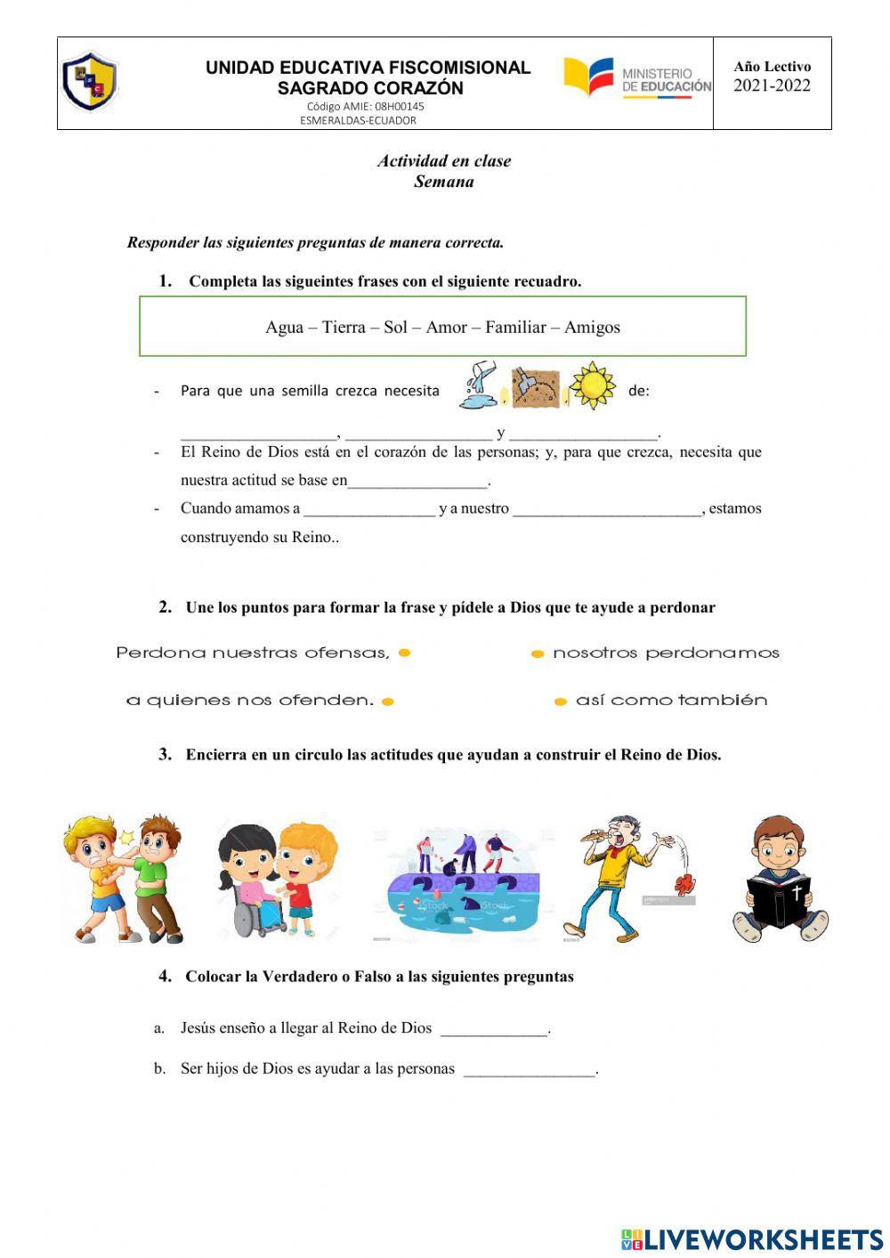 Jesús enseña a perdonar