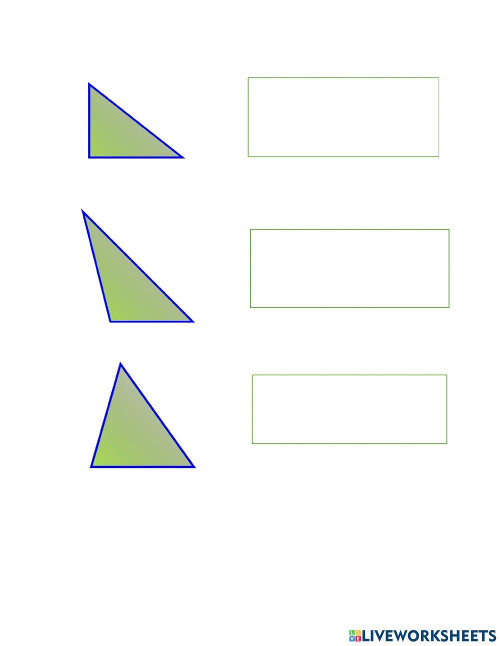 Clasificacion de triangulos