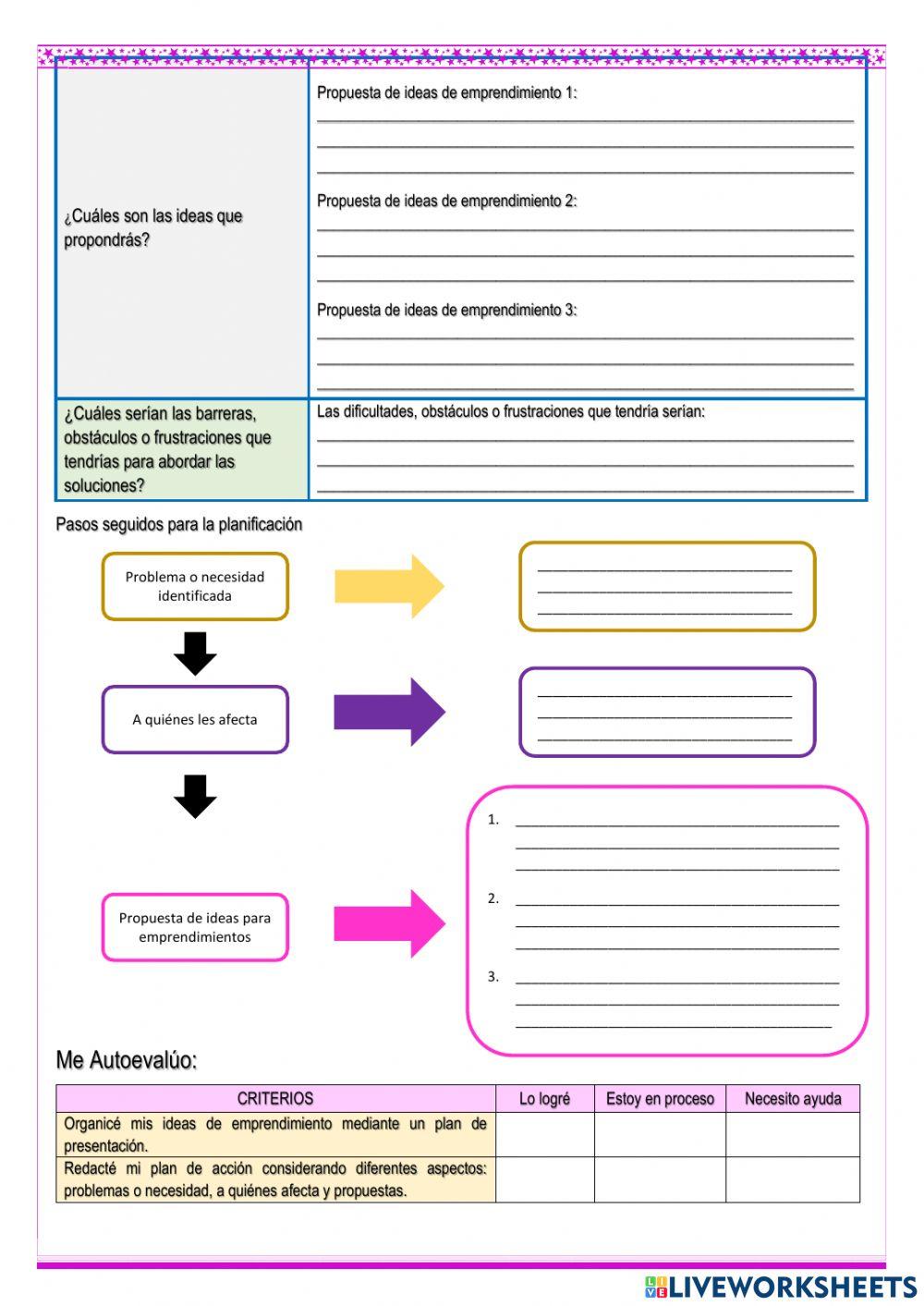 Elaboramos un plan para comunicar nuestras ideas de emprendimiento