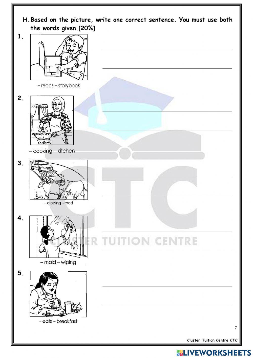 Standard 2 English Final Exam