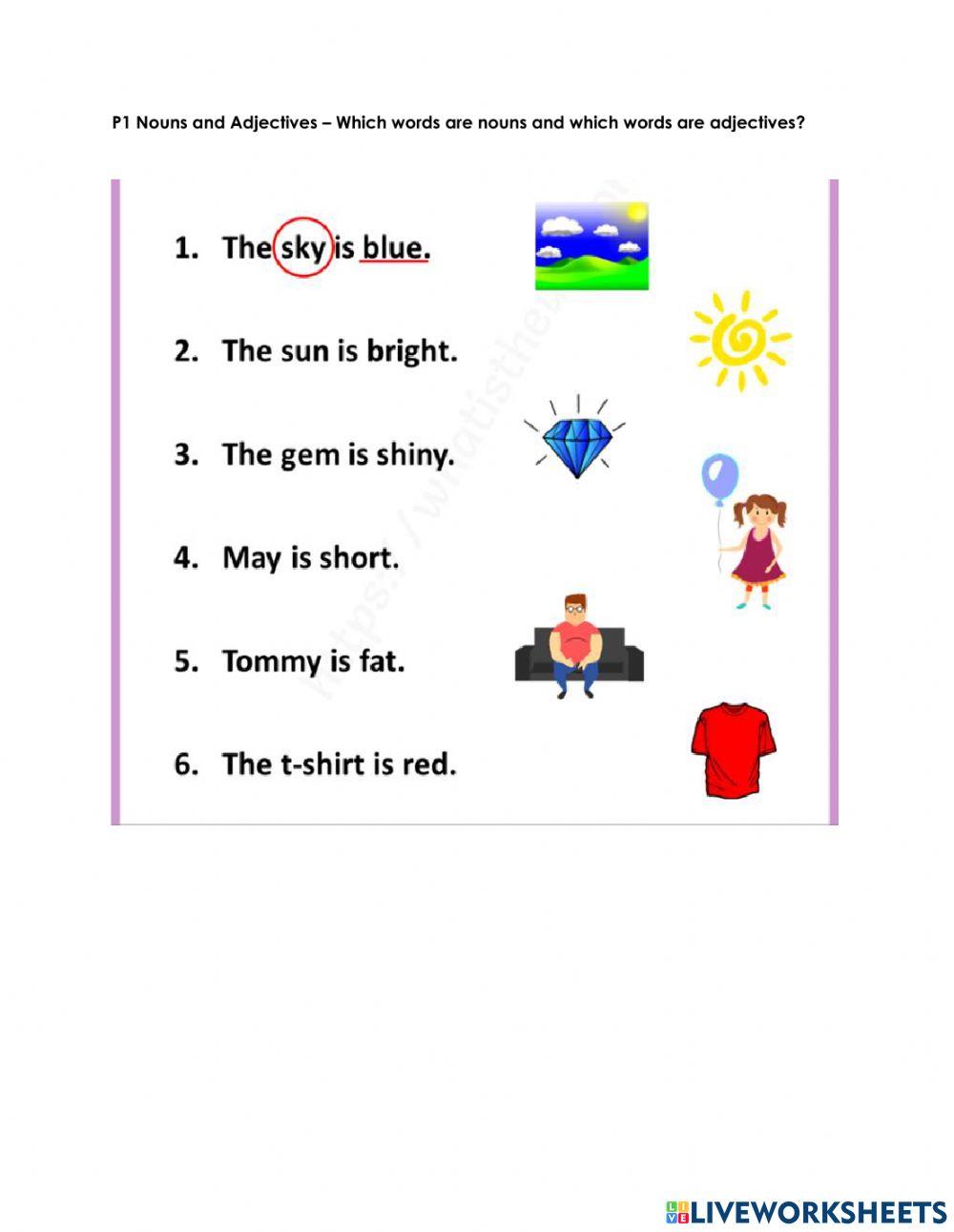 Nouns and Adjectives