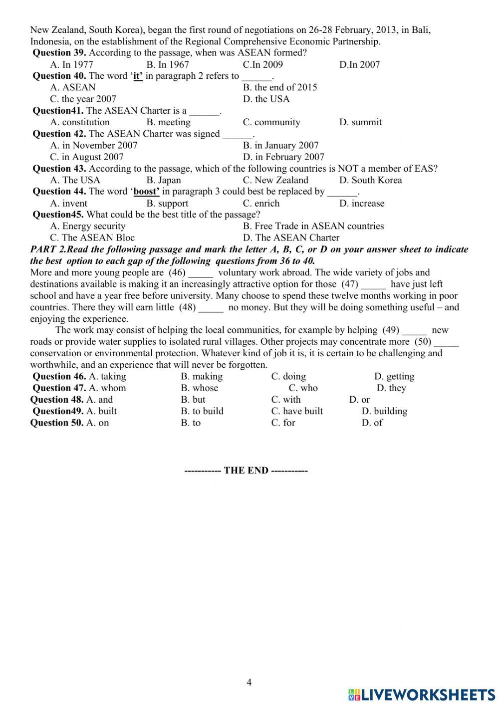 Sample test for 1st term EXAM – grade 11 (NO5)