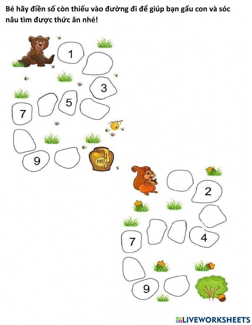 Số nào còn thiếu?