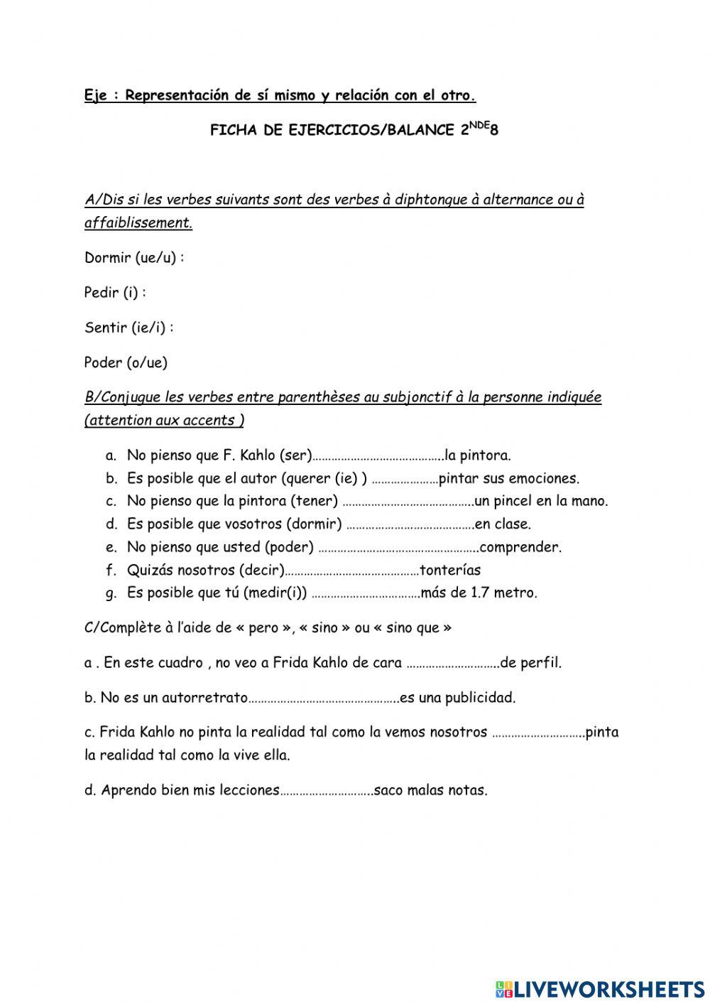 Balance de gramática