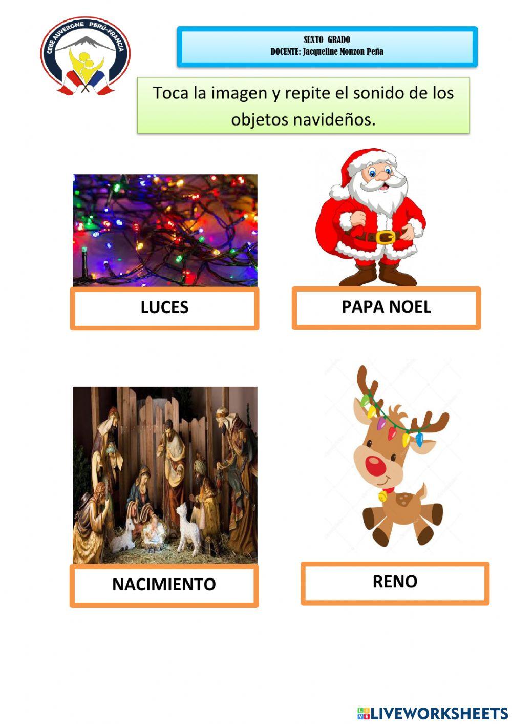 Adornos y simbolos de Navidad