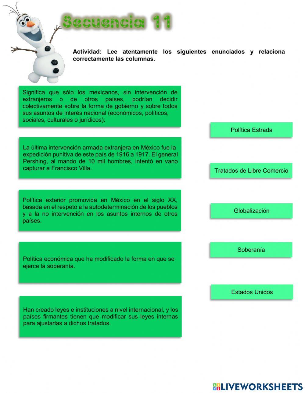 Secuencias 9, 10 y 11