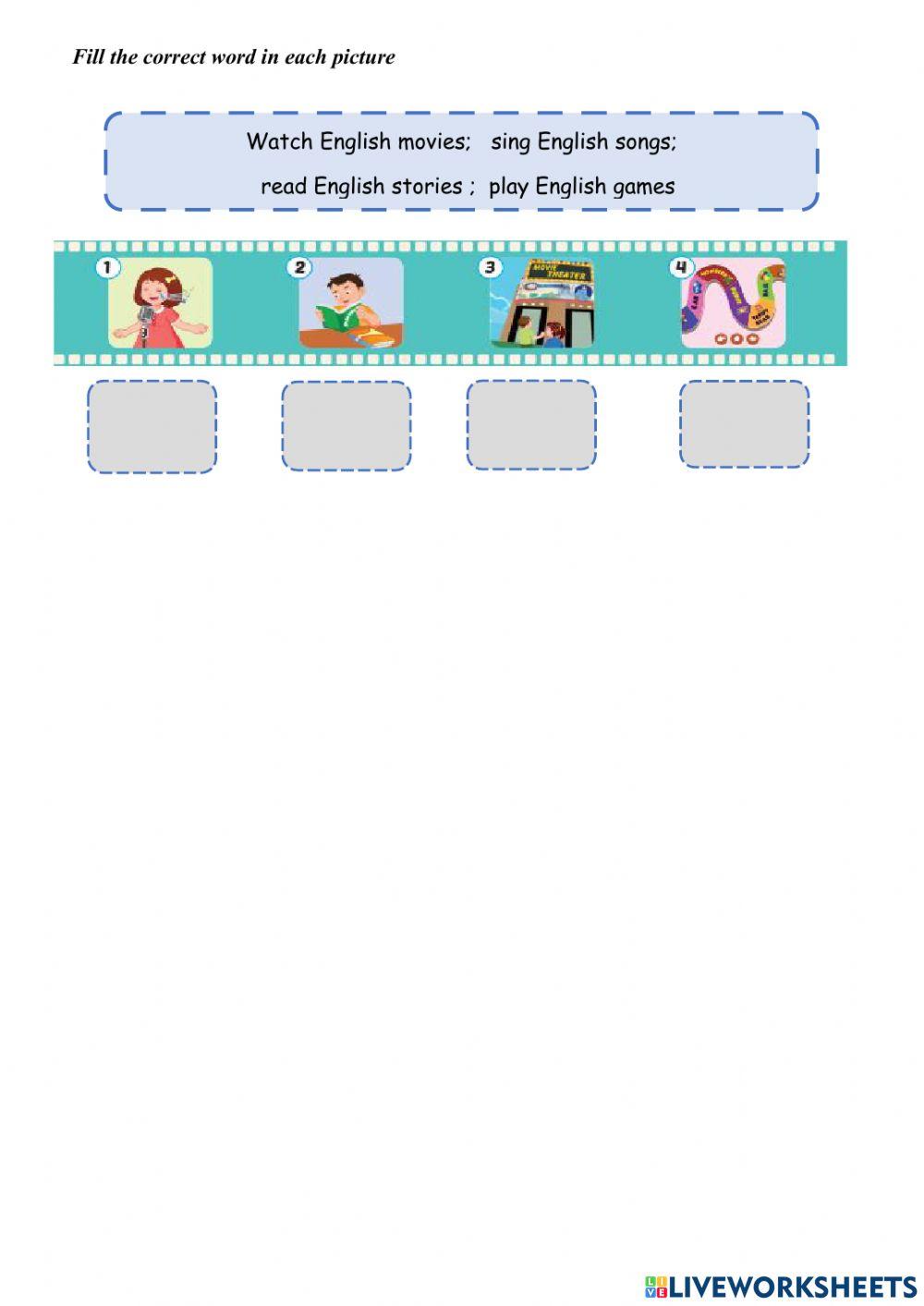 Review vocabularies theme 1- grade 5