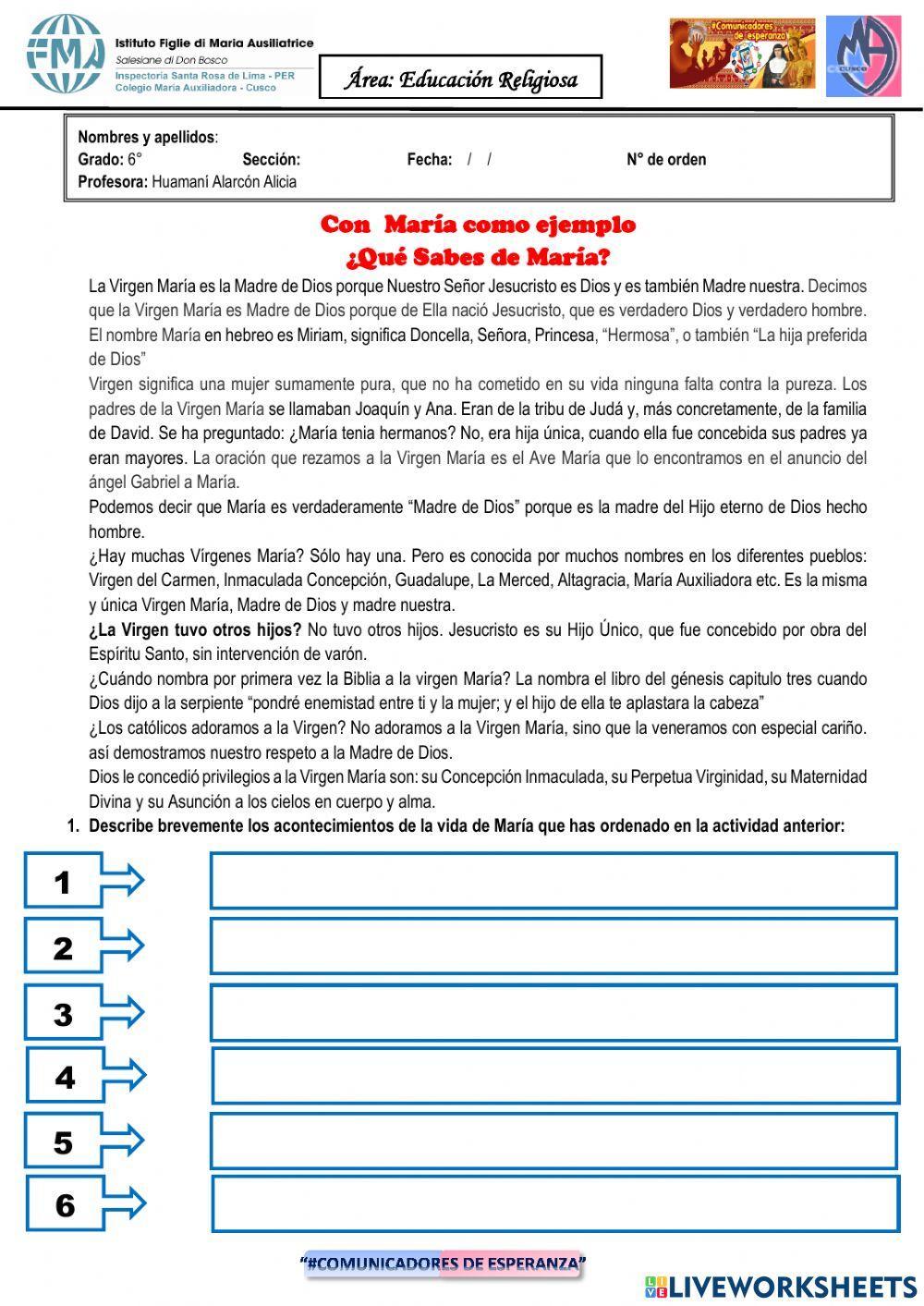 Maria madre de jesus