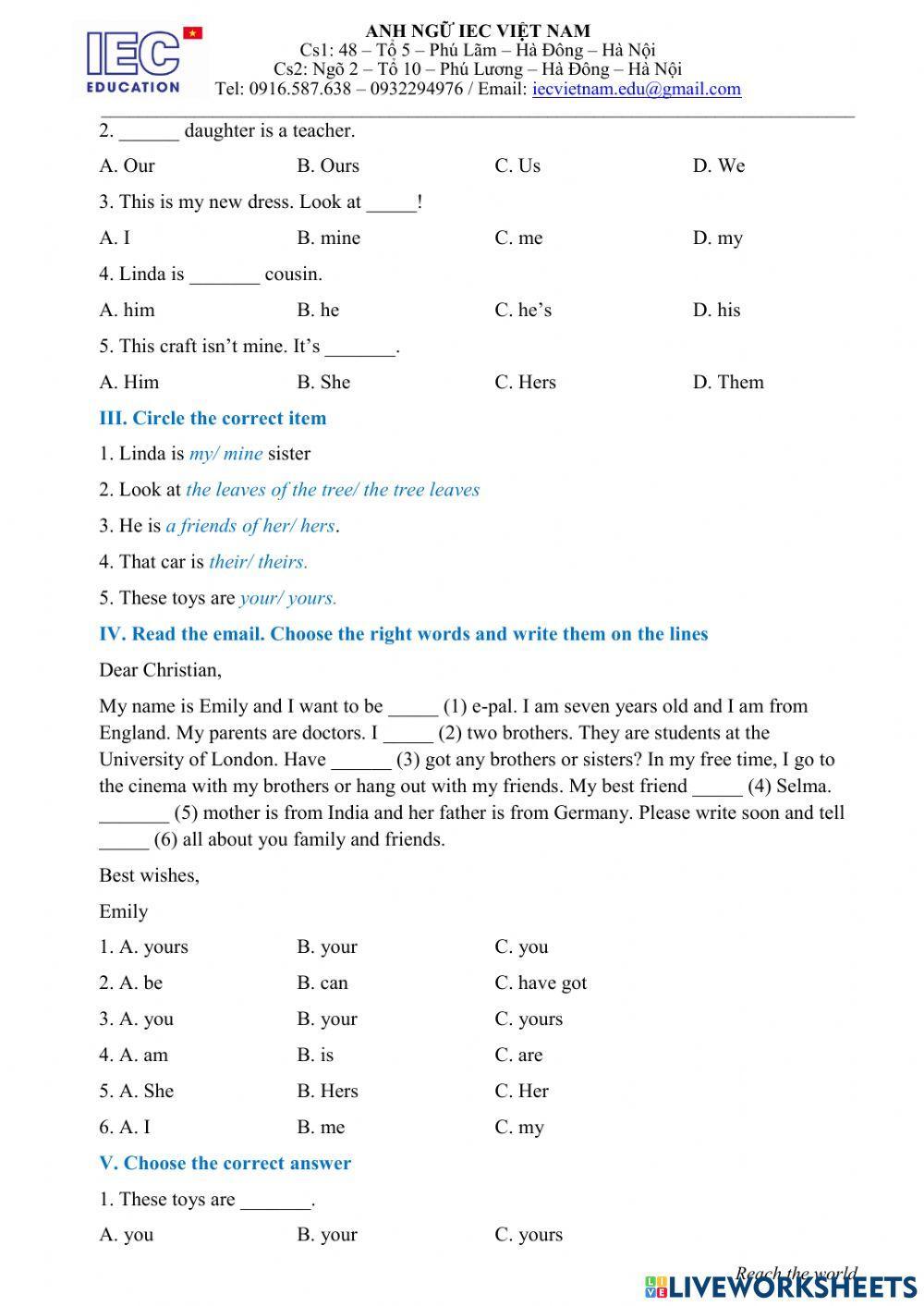 Unit 9 : Grade 6 : Cities Of The World.