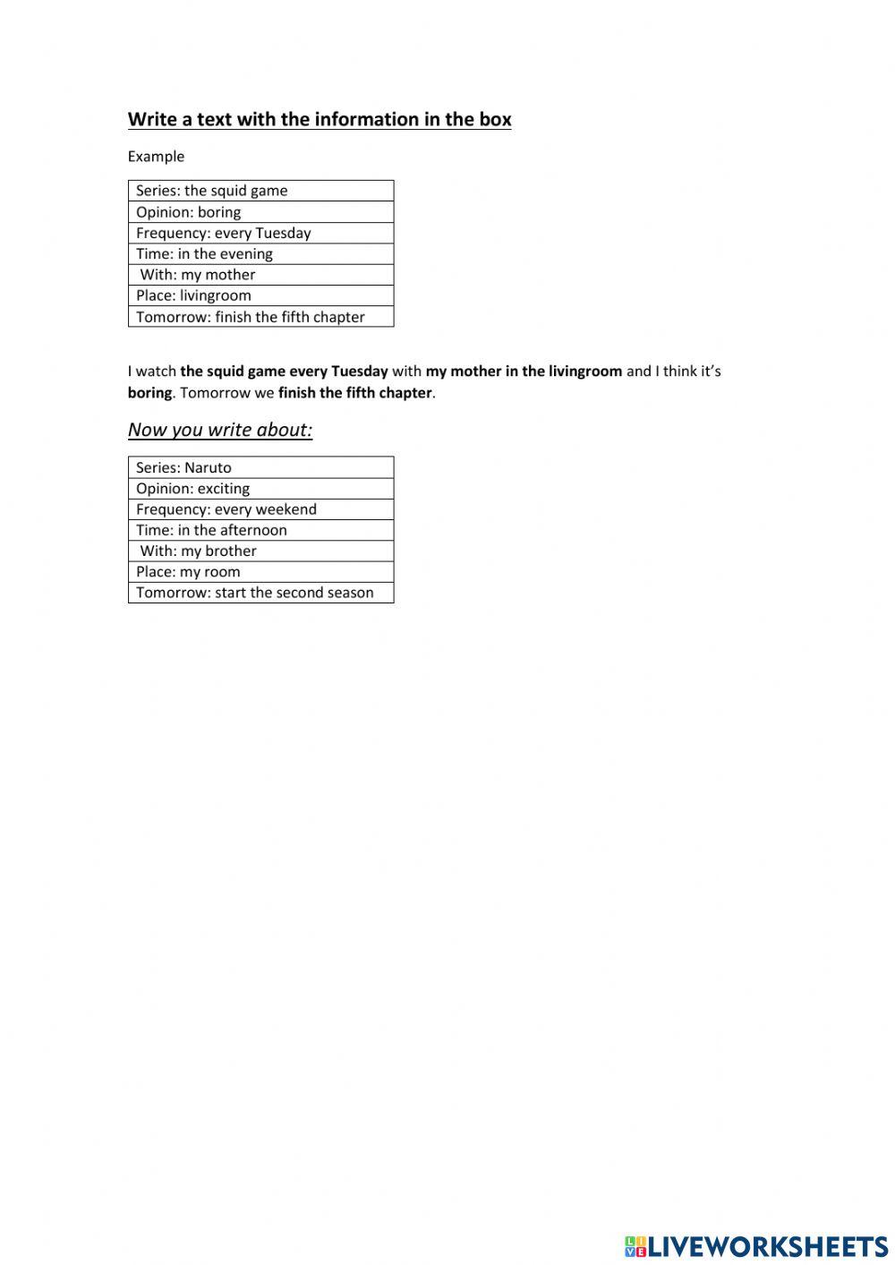 Kid's box 4 final exam