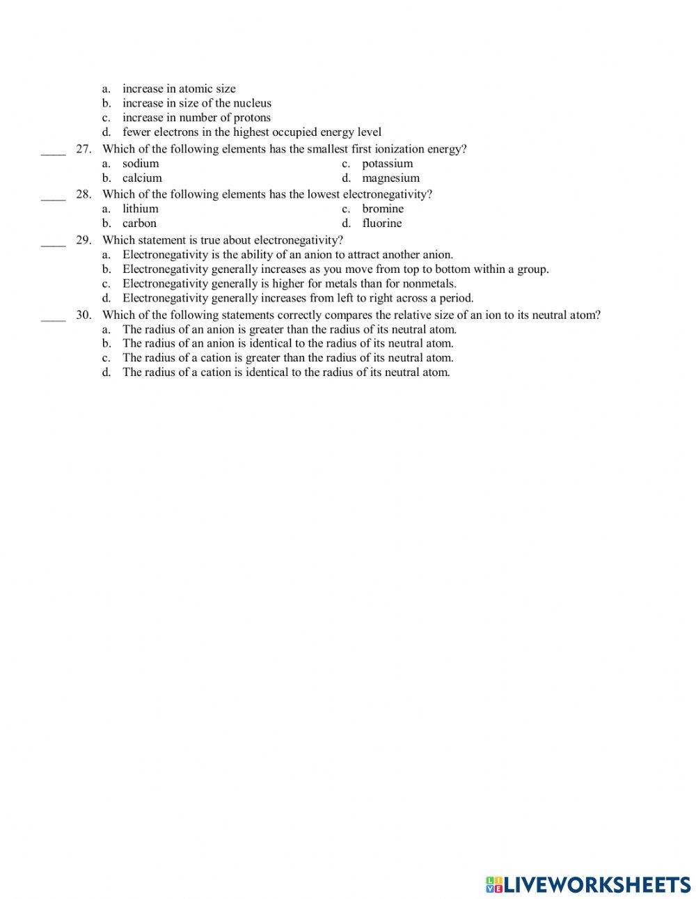 Chapter 6 Study Guide