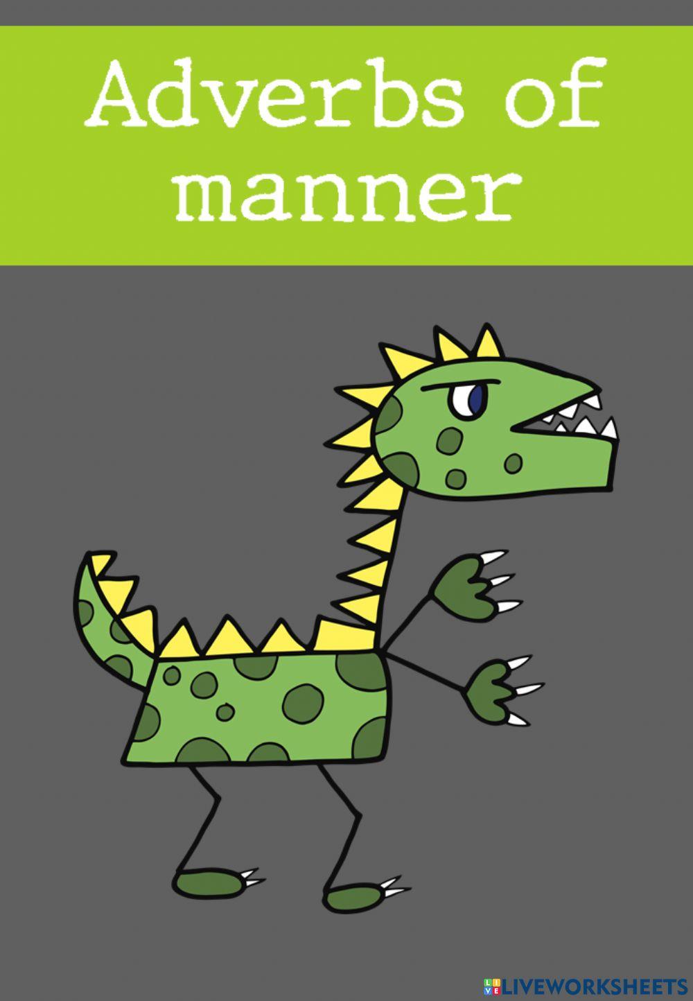 Adverbs of manner