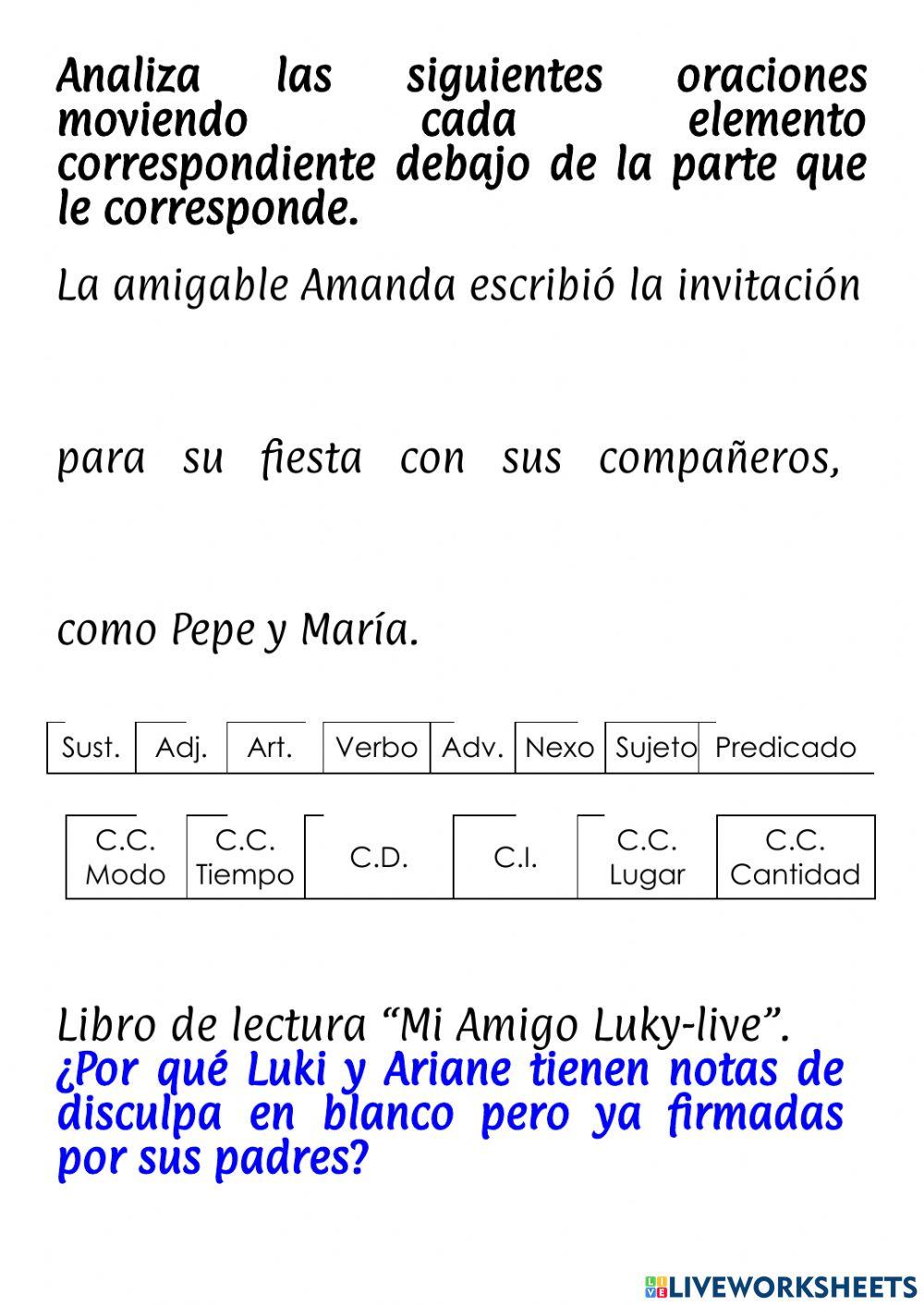 Repaso examen español noviembre 2022