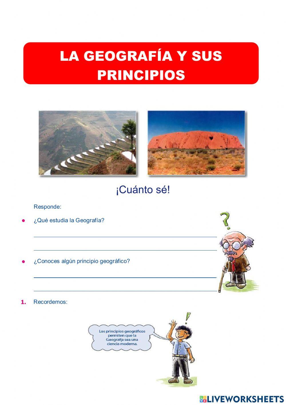 Principios geográficos