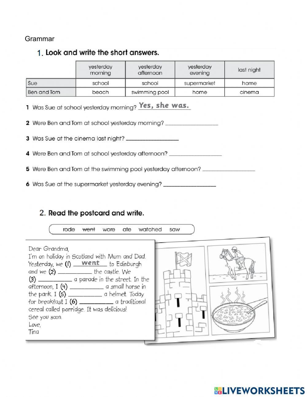 Give me Five 3- Final Exam