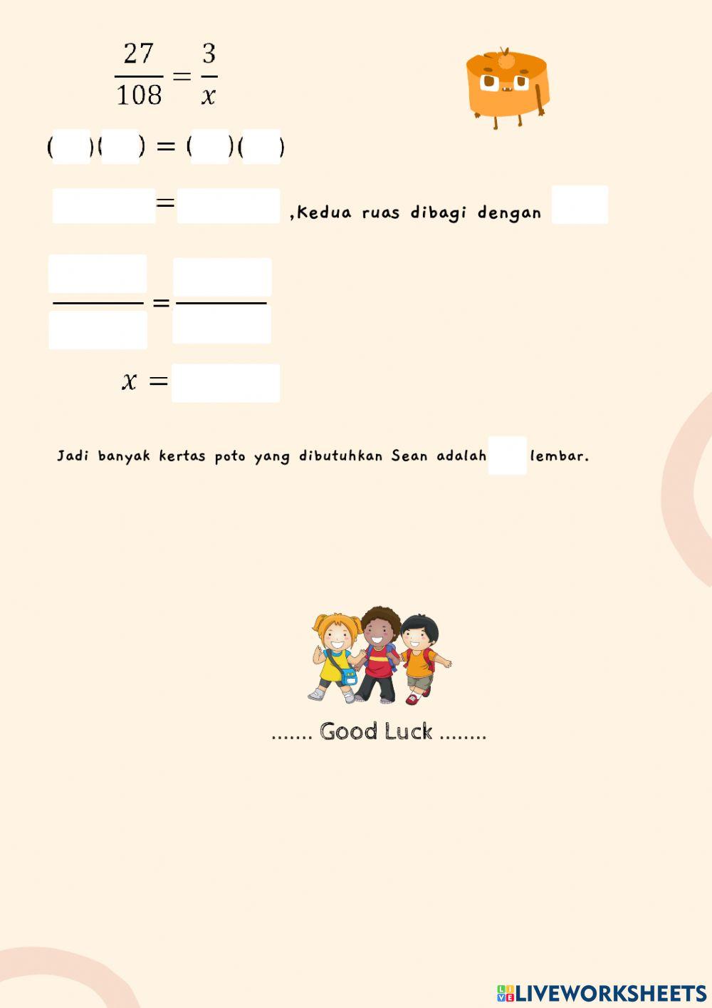 Perbandingan Senilai