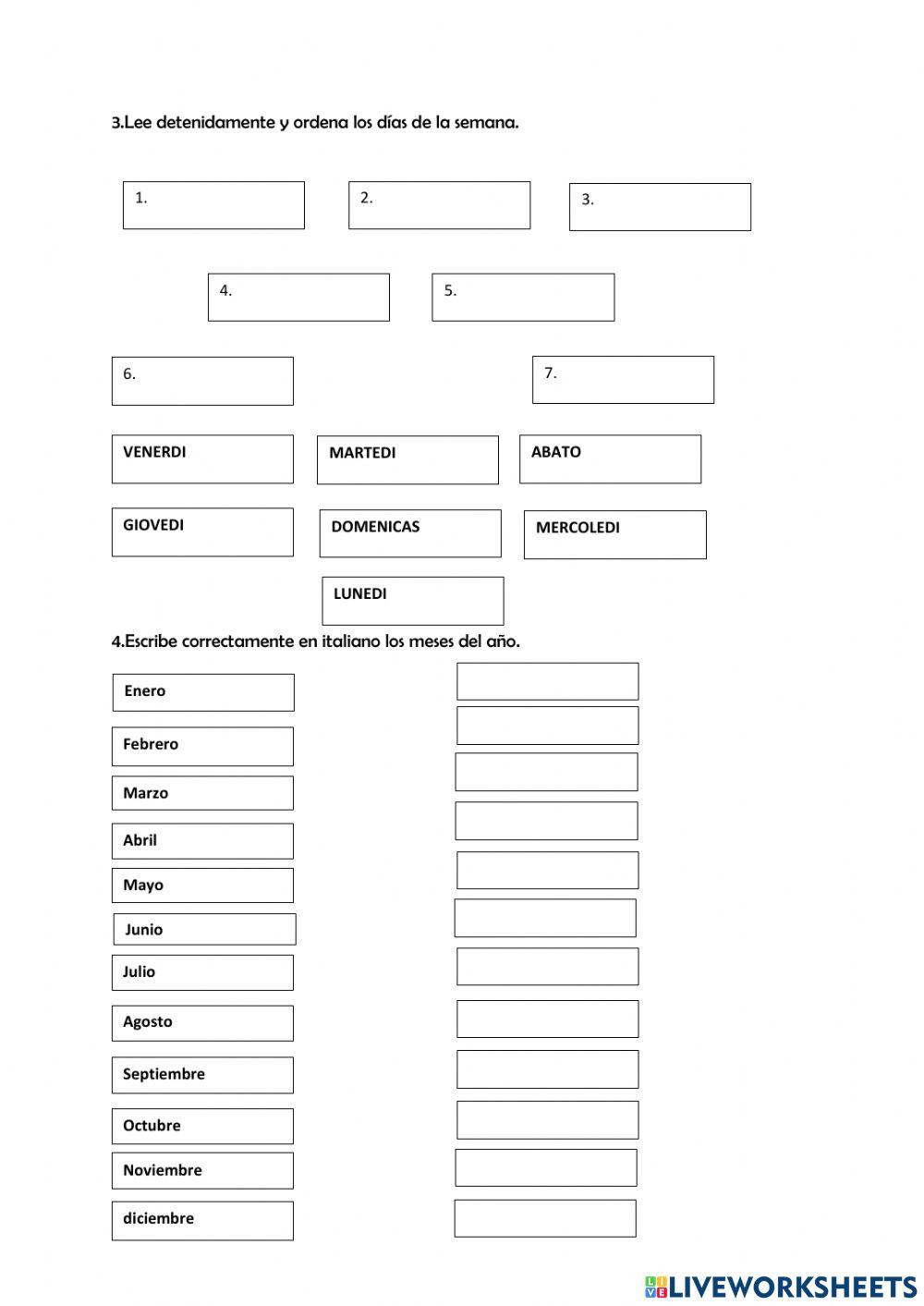 Evalaucion BLOQUE 2 Italiano