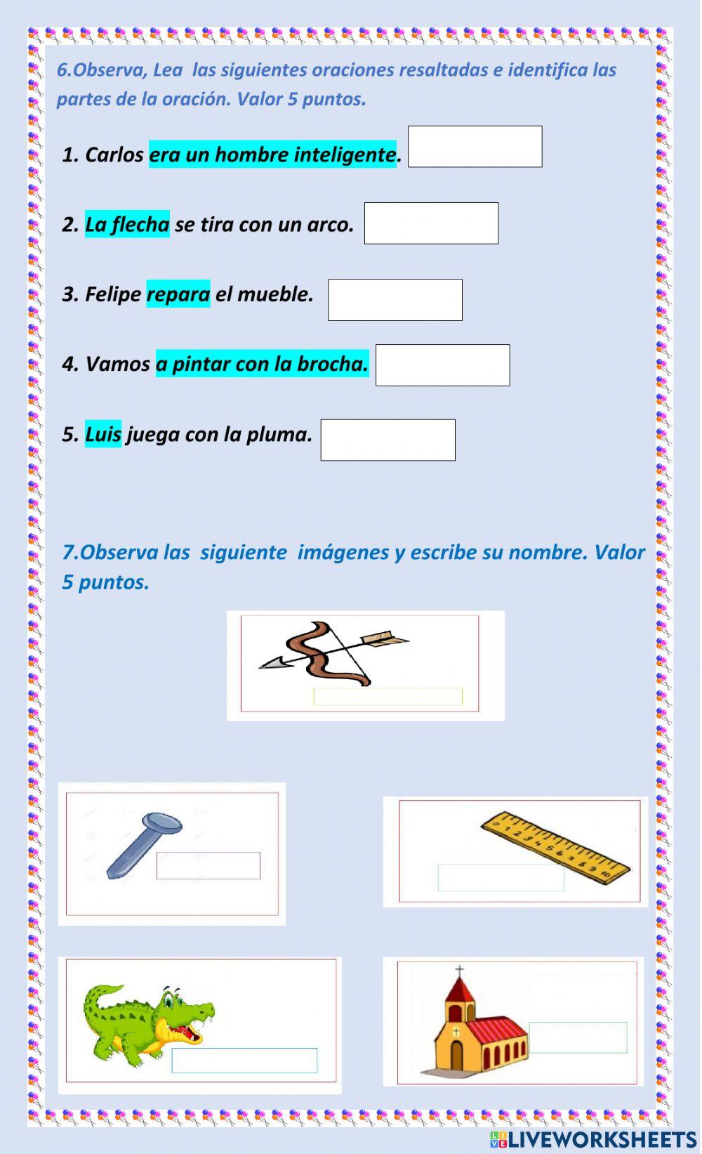 Conocimientos generales de español
