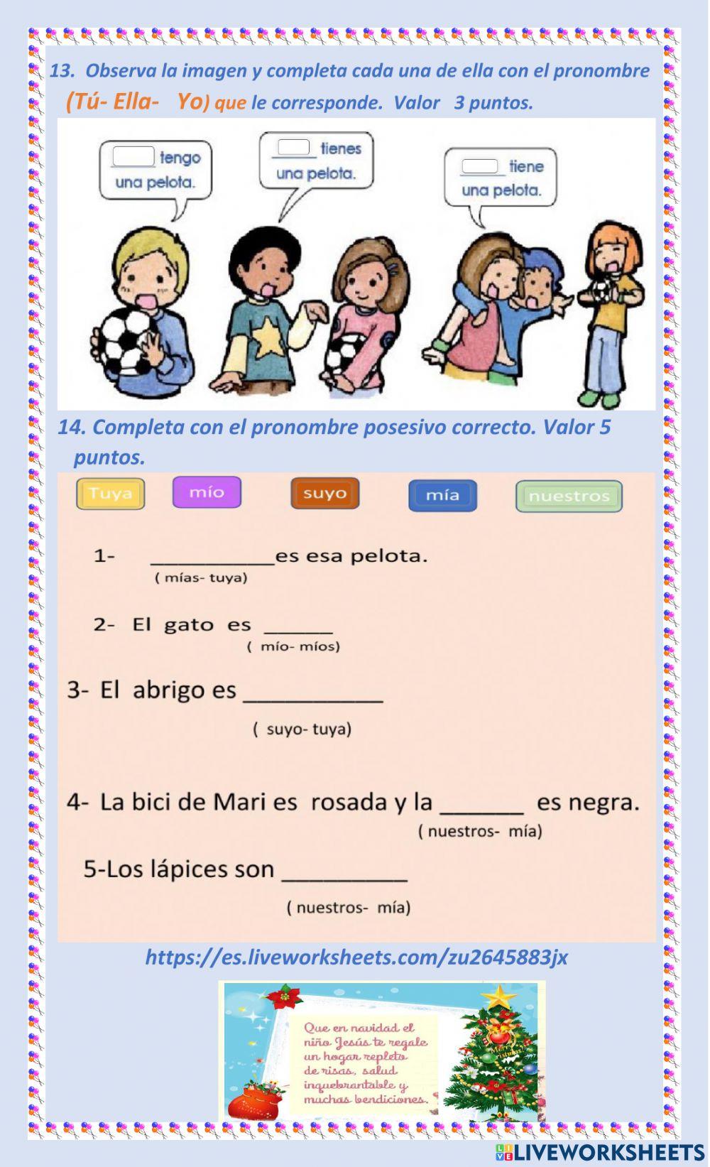 Conocimientos generales de español