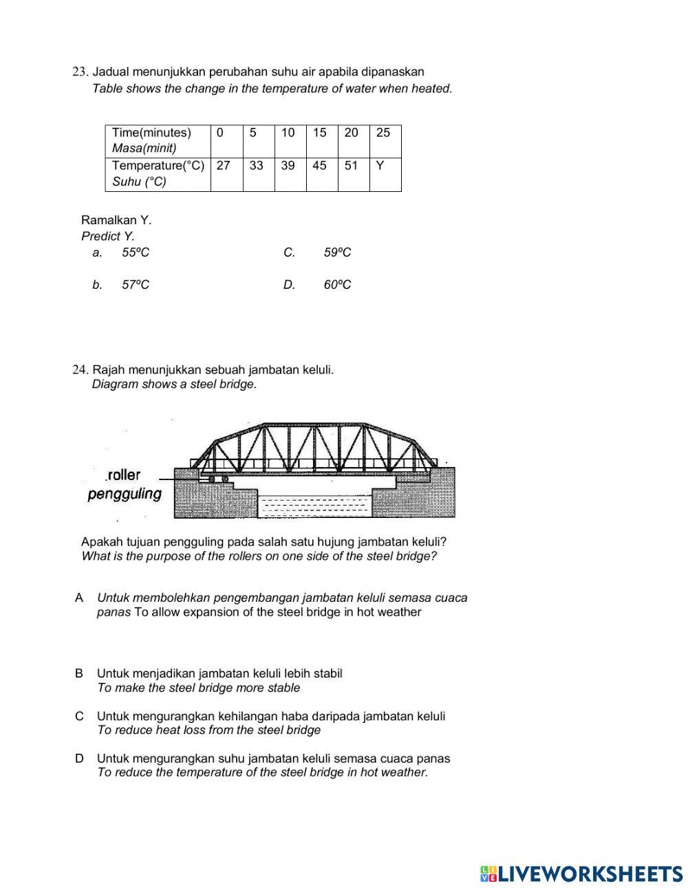 Pembetulan pentaksiran sains tahun 5 (2) 2021