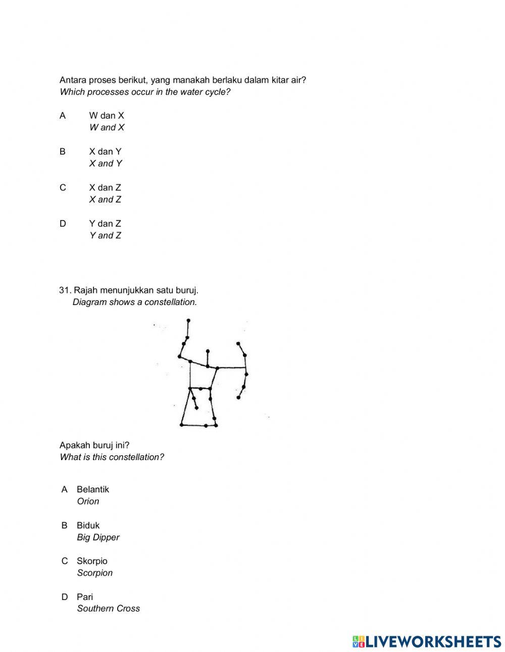 Pembetulan pentaksiran sains tahun 5 (2) 2021