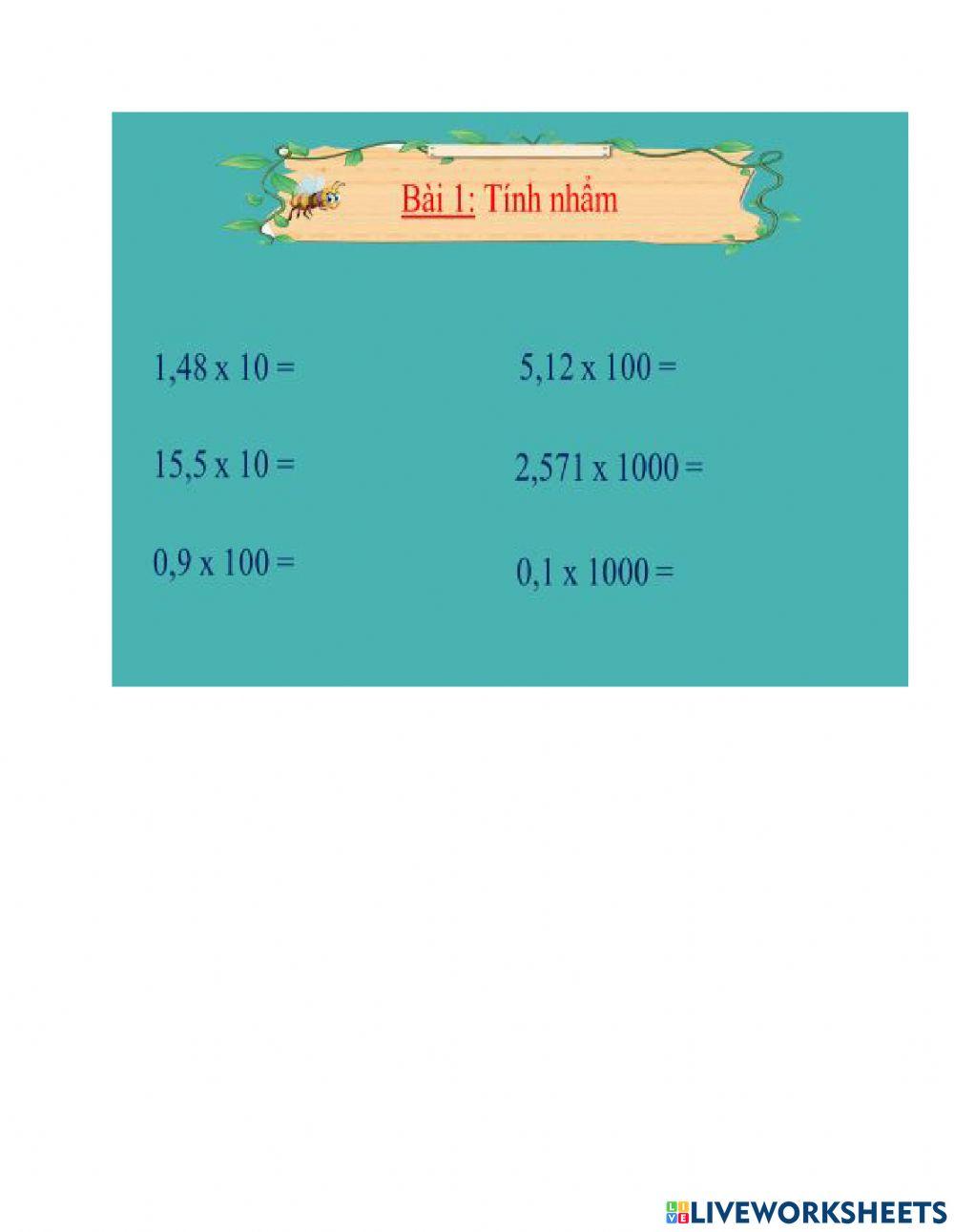 Toán bài 1 thứ ba t12
