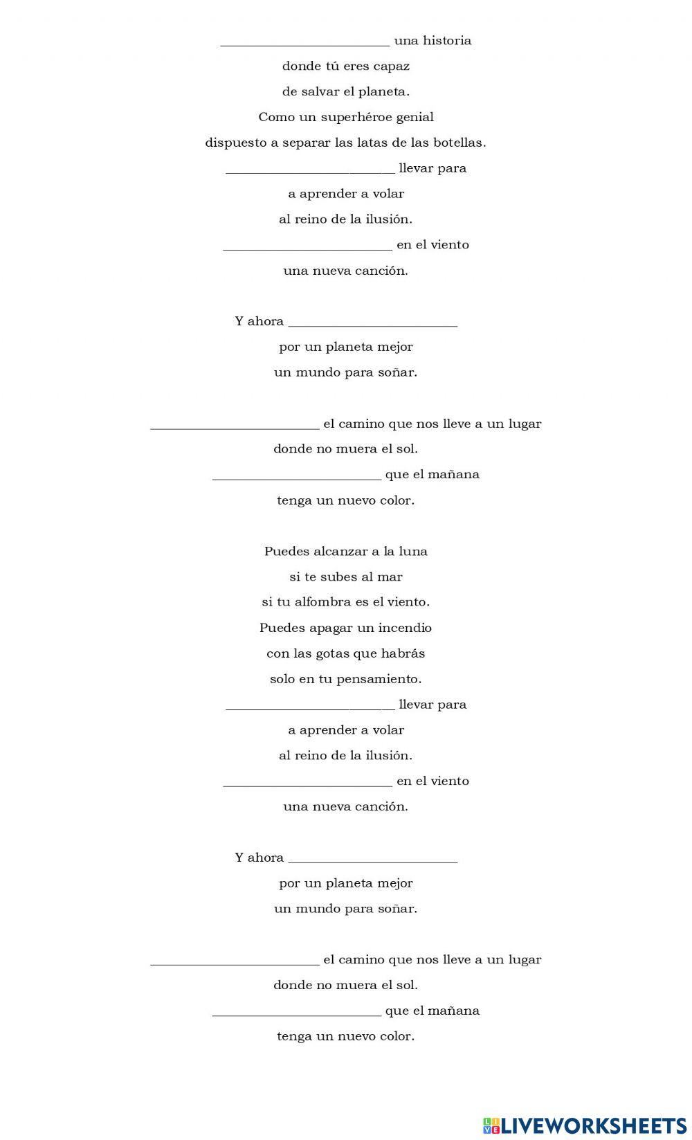 Canción - vamos areciclar