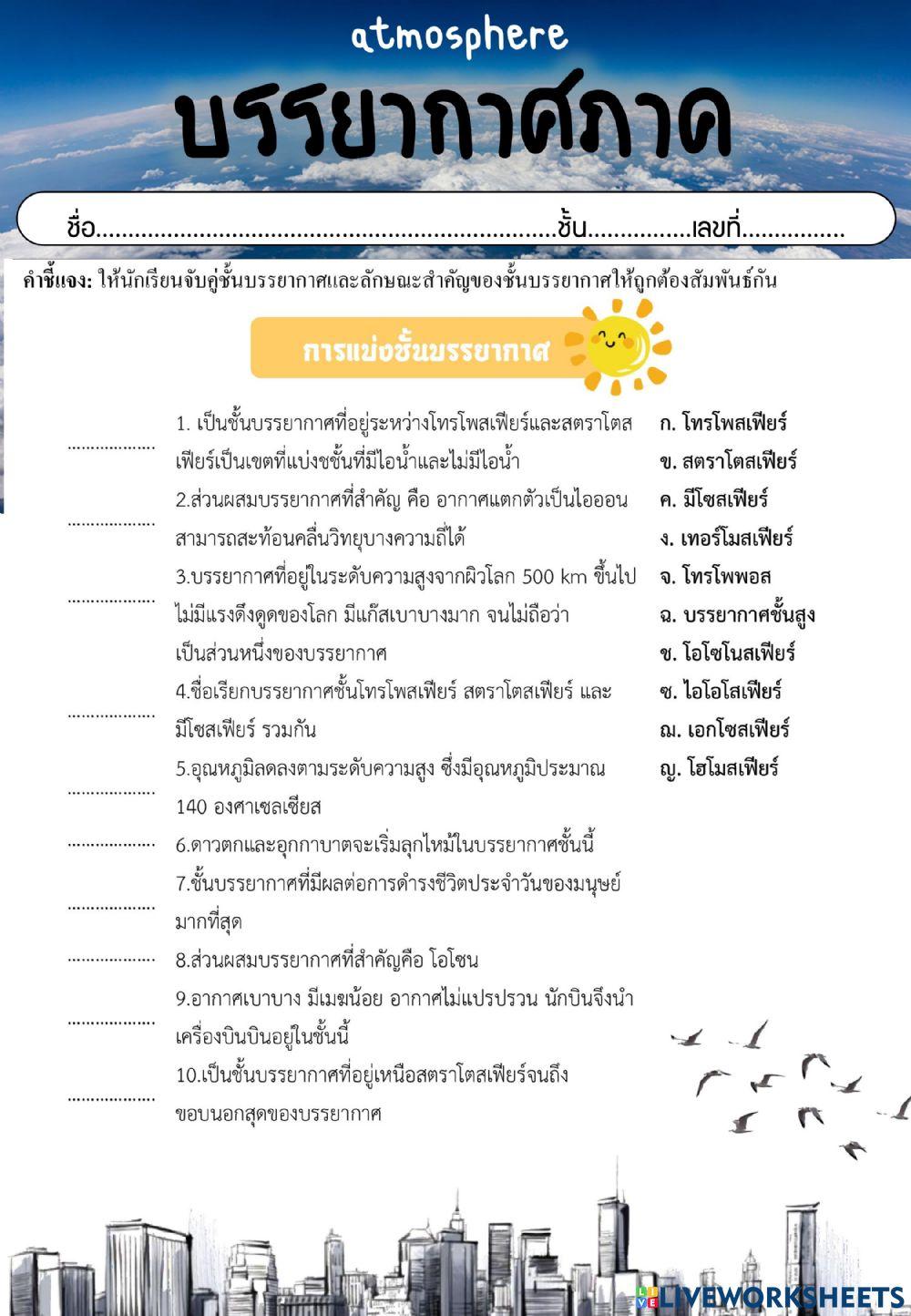 บรรยากาศภาค