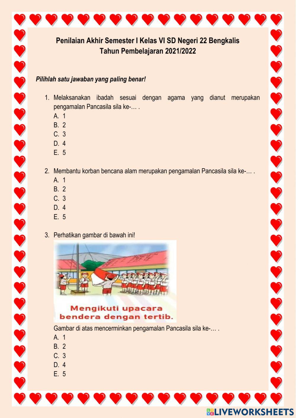 PAS1 Kelas 6 PAS1 Kelas 6