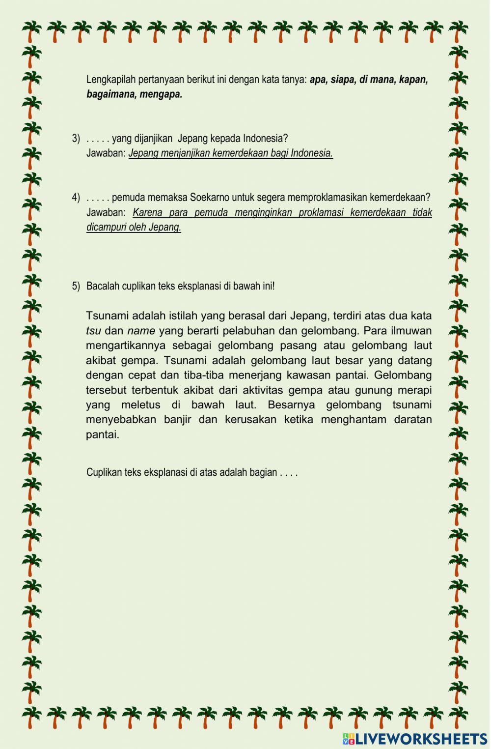 PAS 1 Kelas 6 Muatan 1 PAS 1 Kelas 6 Muatan 1
