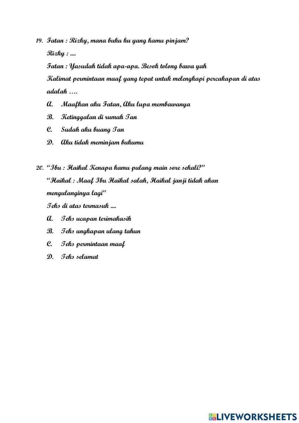 Bahasa Indonesia kelompok 1