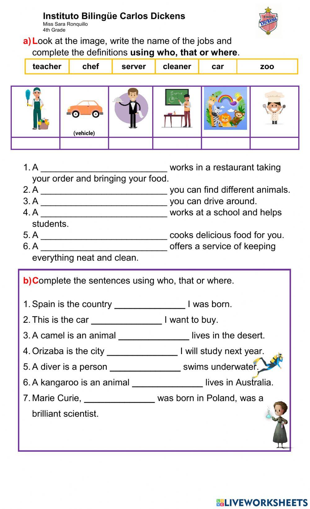 36 - Grammar Practice 6-12