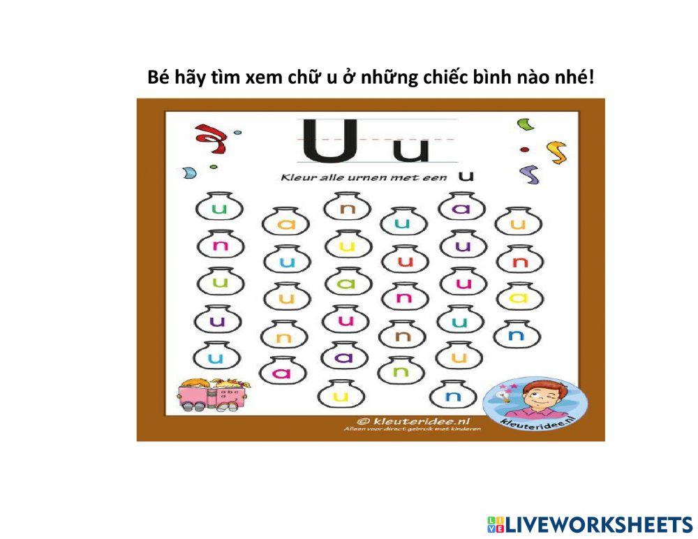 Trò chơi chữ cái u, ư