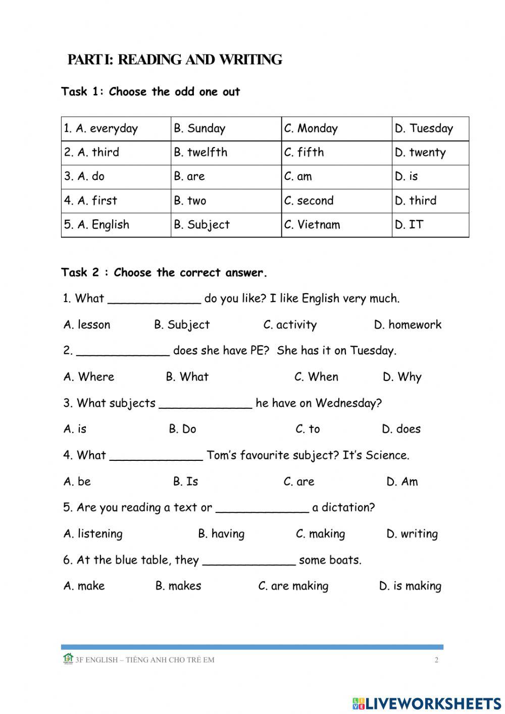3FE-E4- Regular test 3 (U8,9)