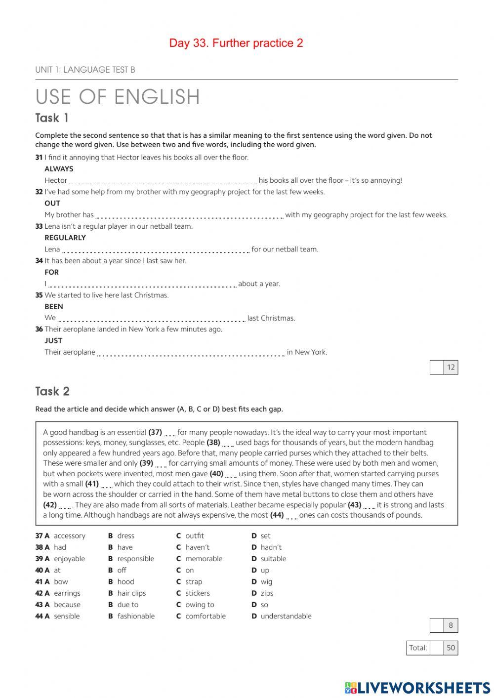 G6-Day 33-Language test 2.2